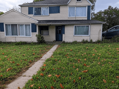 an old house in as-is condition