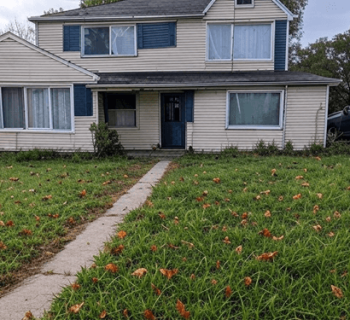 an old house in as-is condition